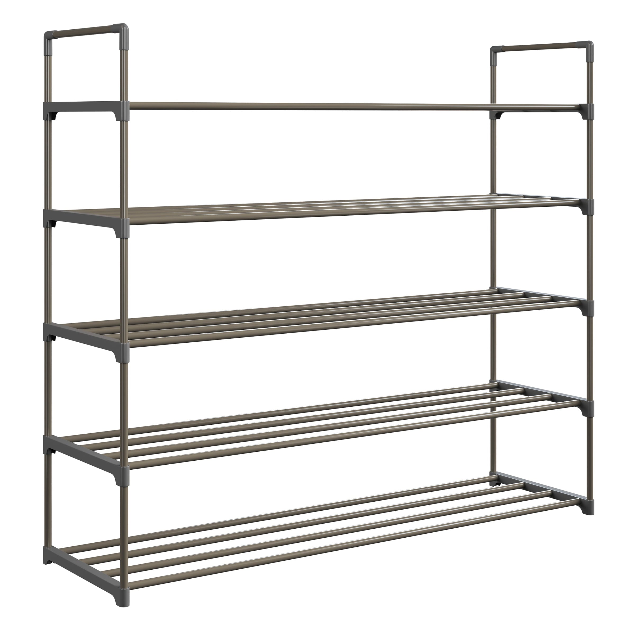 Shoe Rack with 5 Shelves Holds 30 Pairs by Home-Complete