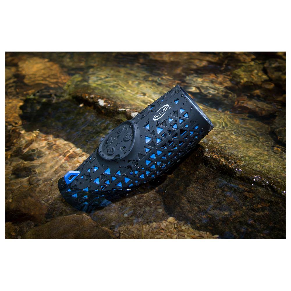 iLive Water and Sand proof Bluetooth Speaker IP66 Blue ISBW337BU