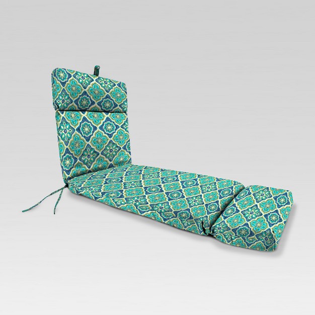 Outdoor French Edge Chaise Lounge Cushion Jordan Manufacturing