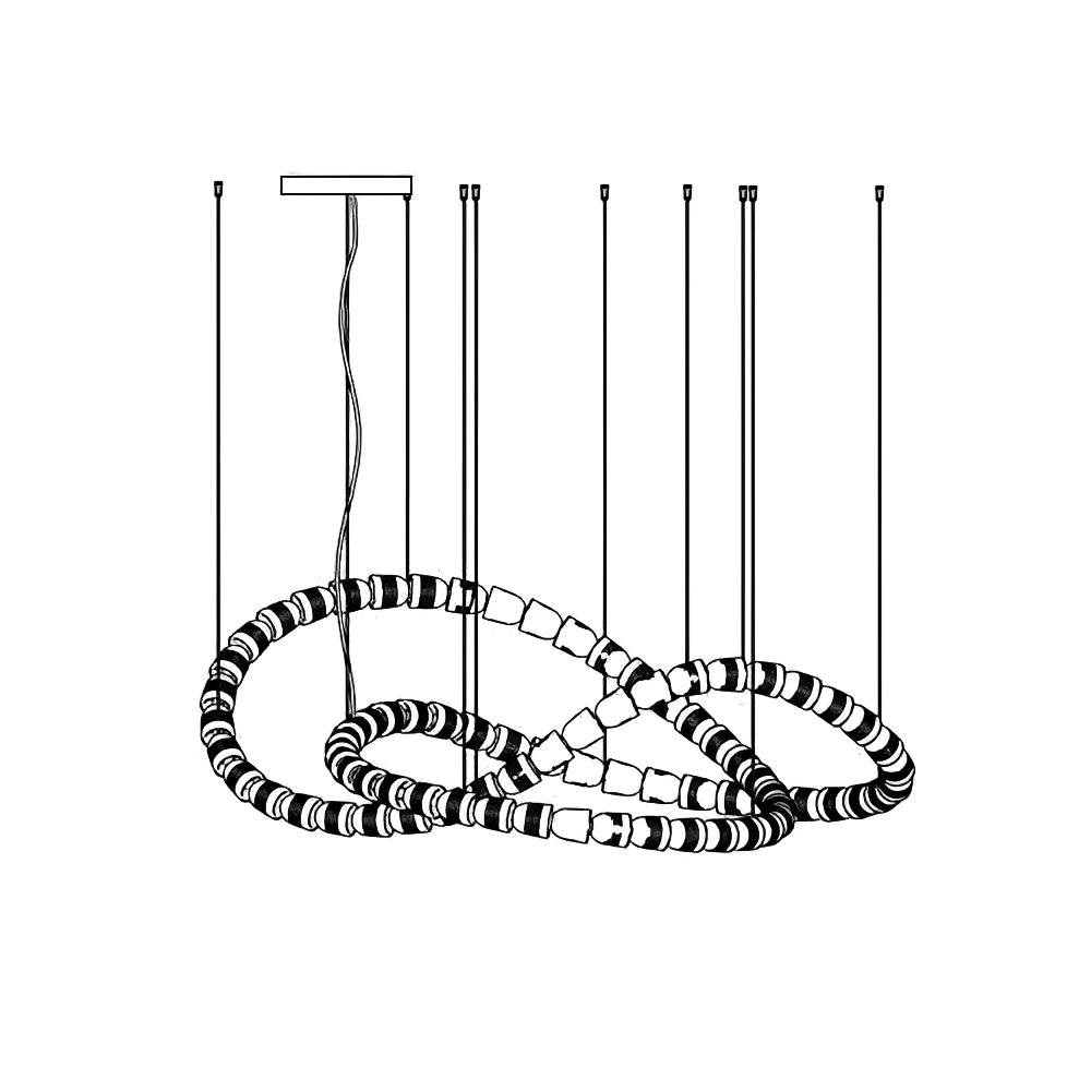 Gabriel Gold Chandelier