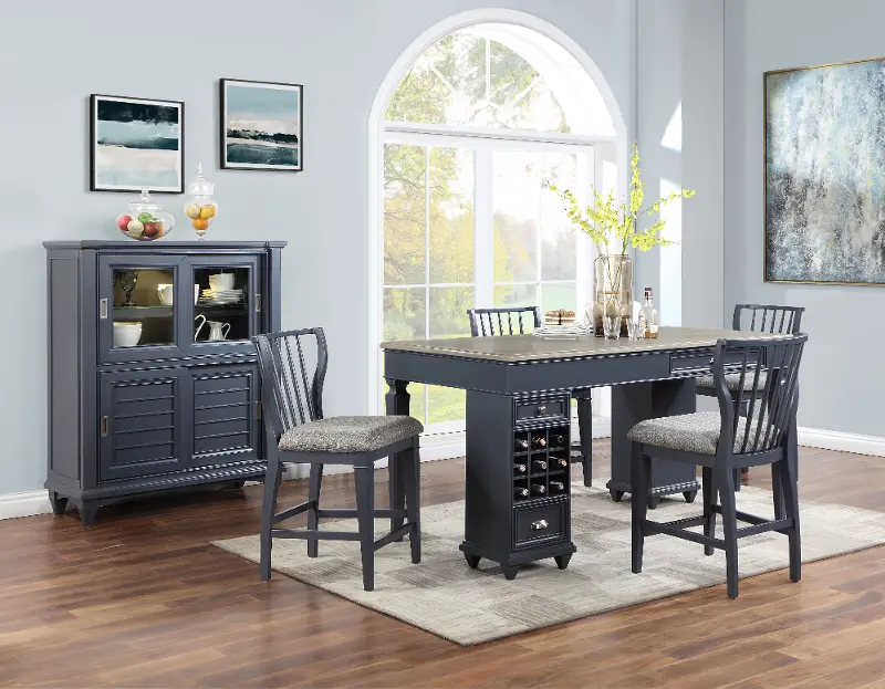 Vista Azul 5 Piece Counter Height Dining Room Set