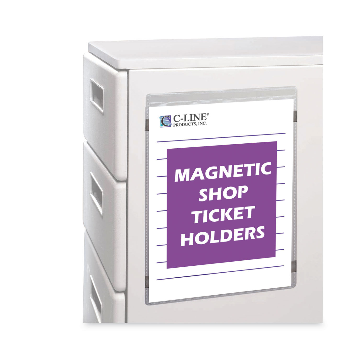 Magnetic Shop Ticket Holders by C-Lineandreg; CLI83911