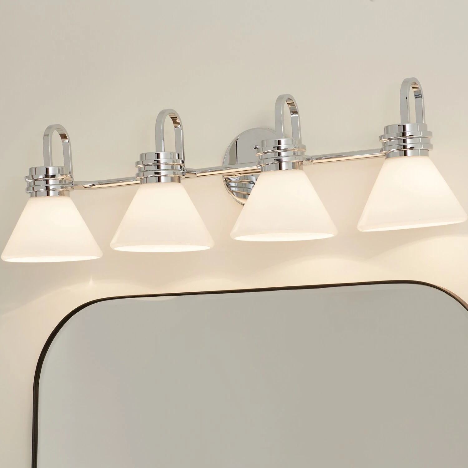 Kichler Lighting Farum 34 in. 4-Light Chrome Vanity Light