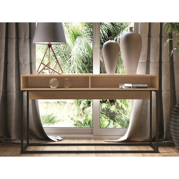 NOA Minimalist Modern Storage Console Table