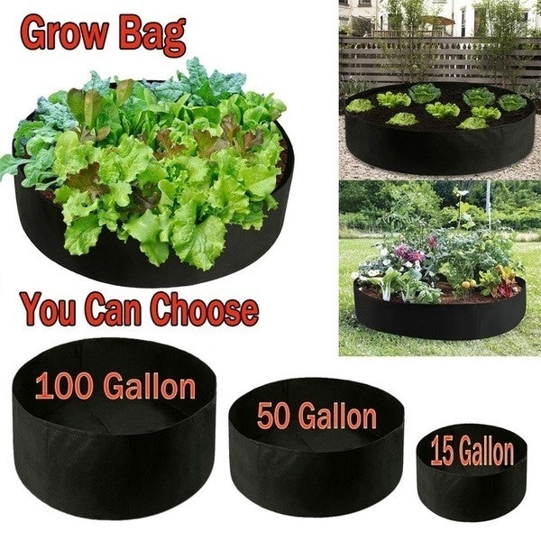 ODOMY Large Growing Raised Plant Bed Garden Flower Planter Elevated Vegetable Box Planting Bags