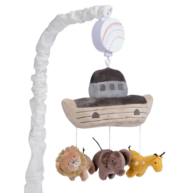 Lambs amp Ivy Baby Noah Ark With Animals Musical Baby Crib Mobile Soother Toy