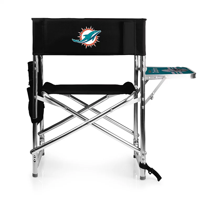 NFL Miami Dolphins Sports Chair with Side Table