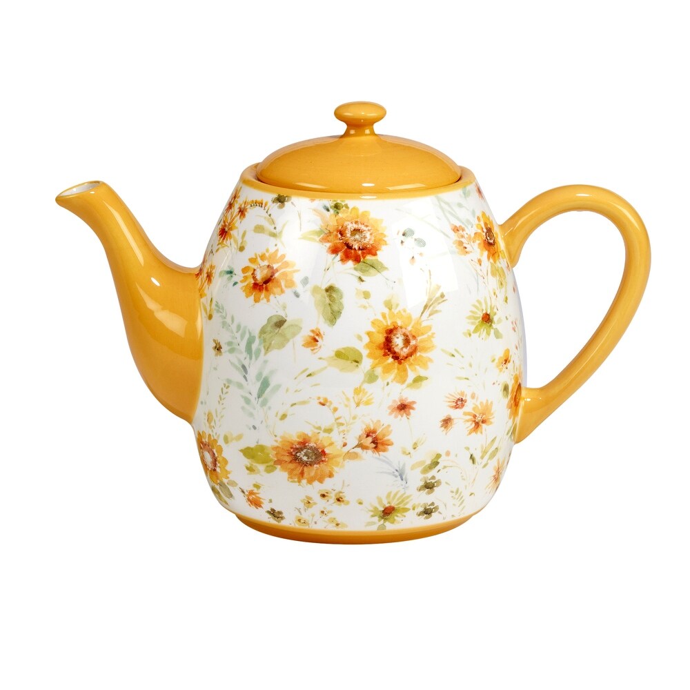 Certified International Sunflowers forever Teapot  32 oz.   32oz