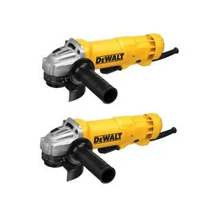 DW 11 Amp Corded 4.5 in. Small Angle Grinder with Dust Ejection System (2-Pack) DWE402X2