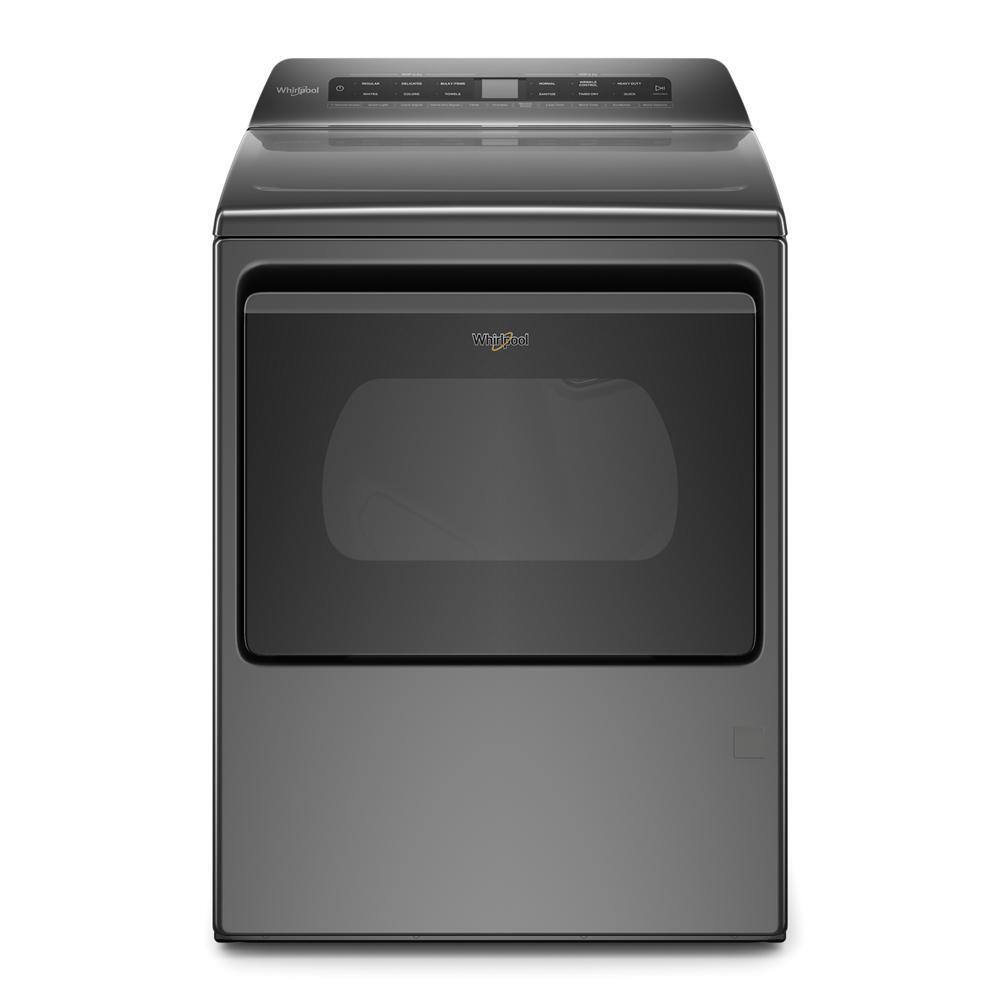 Whirlpool 7.4 cu. ft. 120-Volt Smart Chrome Shadow Gas Vented Dryer with Accudry System WGD6120HC