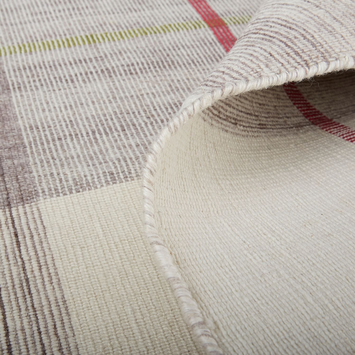 Moya Flatweave Tan and Brown Rug by BD Fine