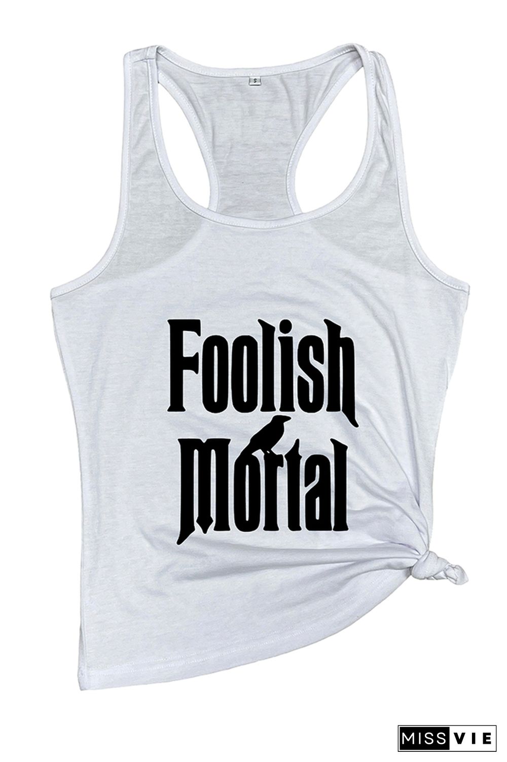 Foolish Mortal Sleeveless Tank Top Wholesale