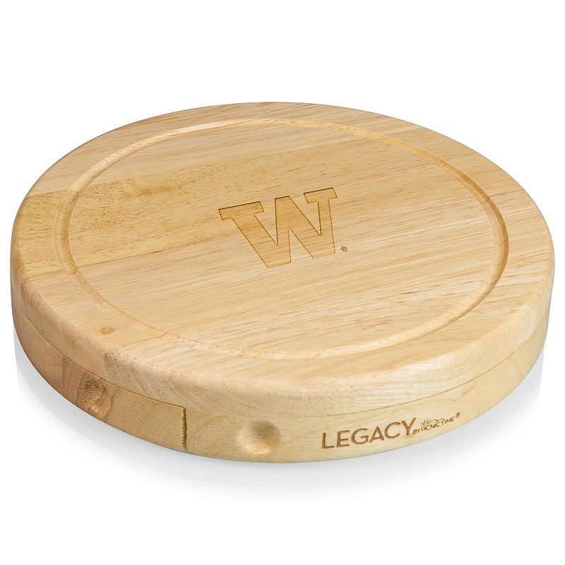 Washington Huskies Brie Cheese Cutting Board Set