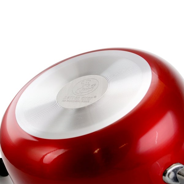 4.7 Liter Aluminum Dutch Oven with Lid in Ruby