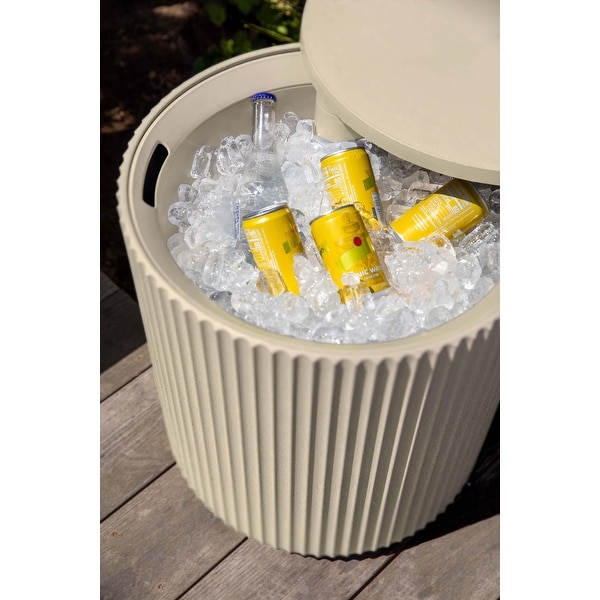 Outdoor Cooler Side Table