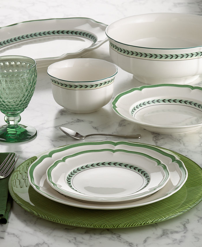 Villeroy and Boch French Garden Green Line Dinnerware Collection