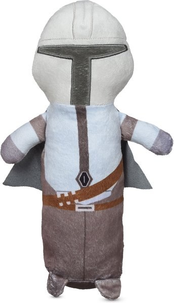 Fetch For Pets Star Wars Mandalorian Mando Bobo Plush Squeaky Dog Toy