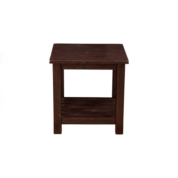 Barn Door Wood End Table by Martin Svensson Home