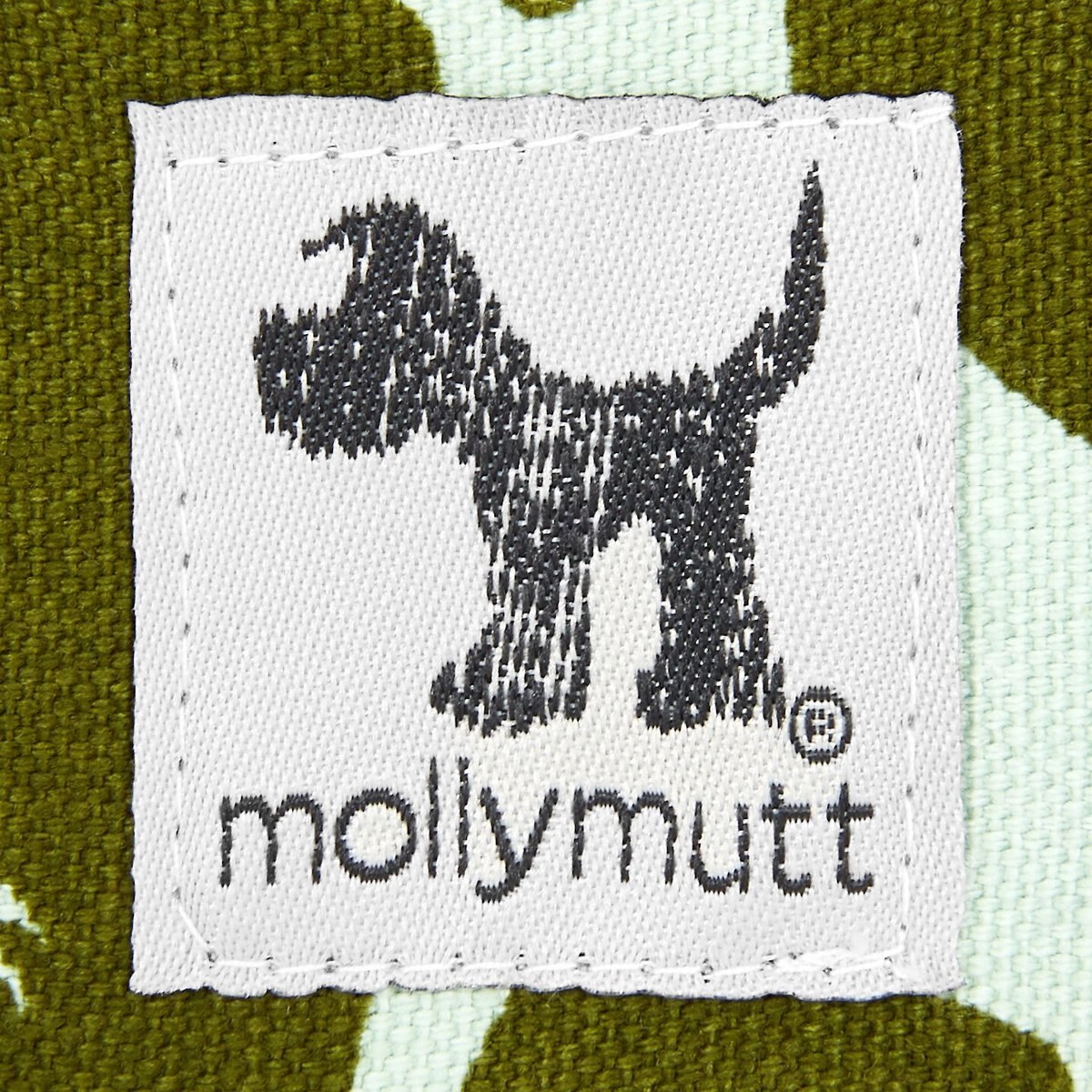 Eco Sustainable Molly Mutt Dog Bed Duvet Cover， Amarillo， Green and Blue