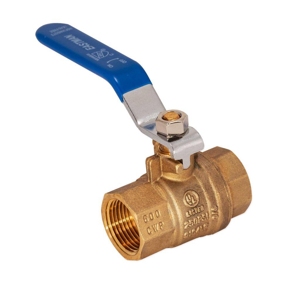 EASTMAN 34 in. x 34 in. Brass IPS Heavy Duty Full Port Ball Valve 20047LF