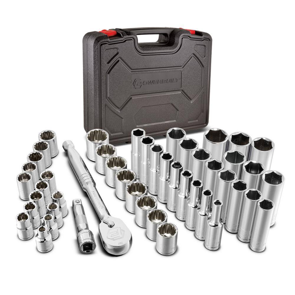 Powerbuilt 47 Piece 38 Inch Drive Mechanic's Tool Set 642451