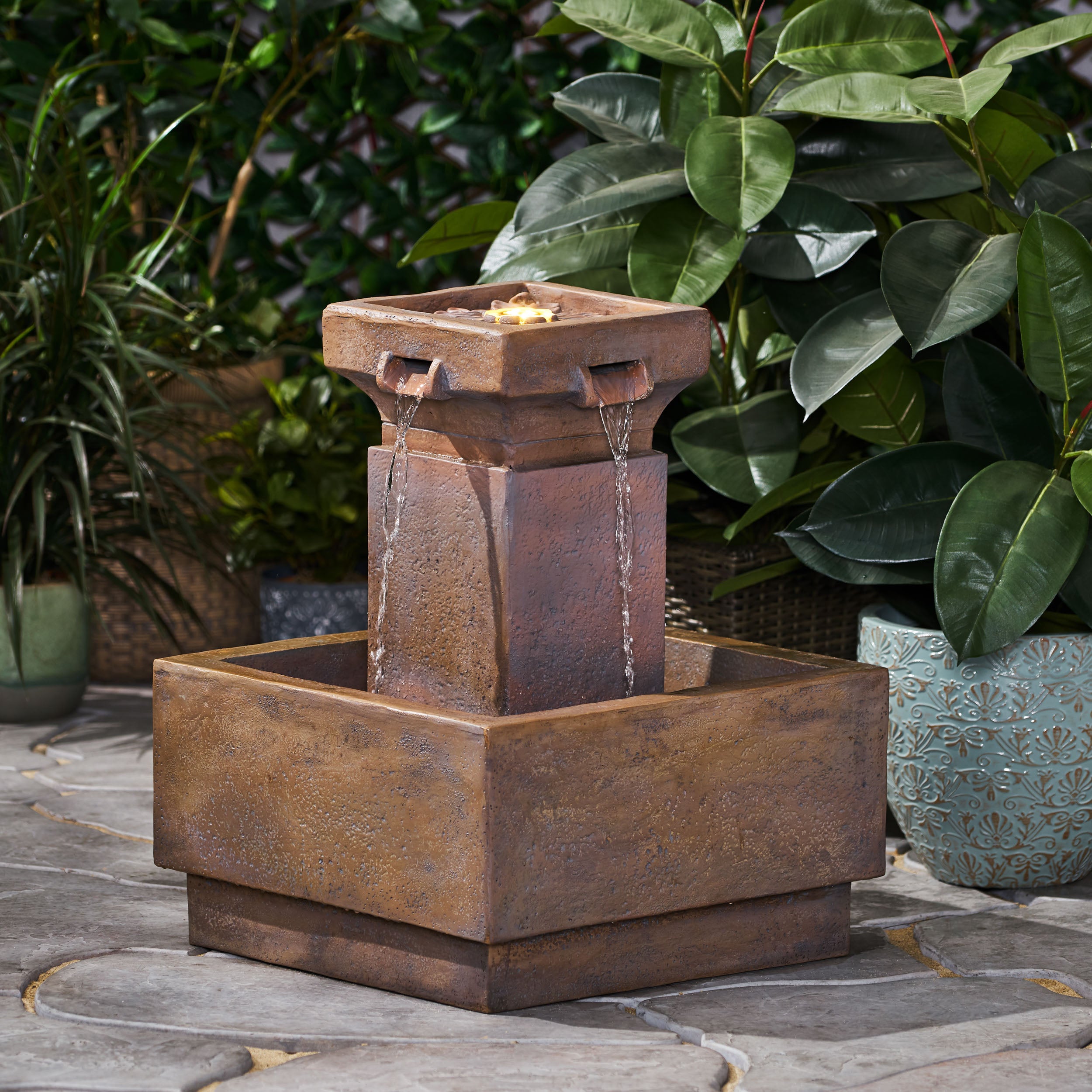 Coosa Outdoor Cascading Fountain