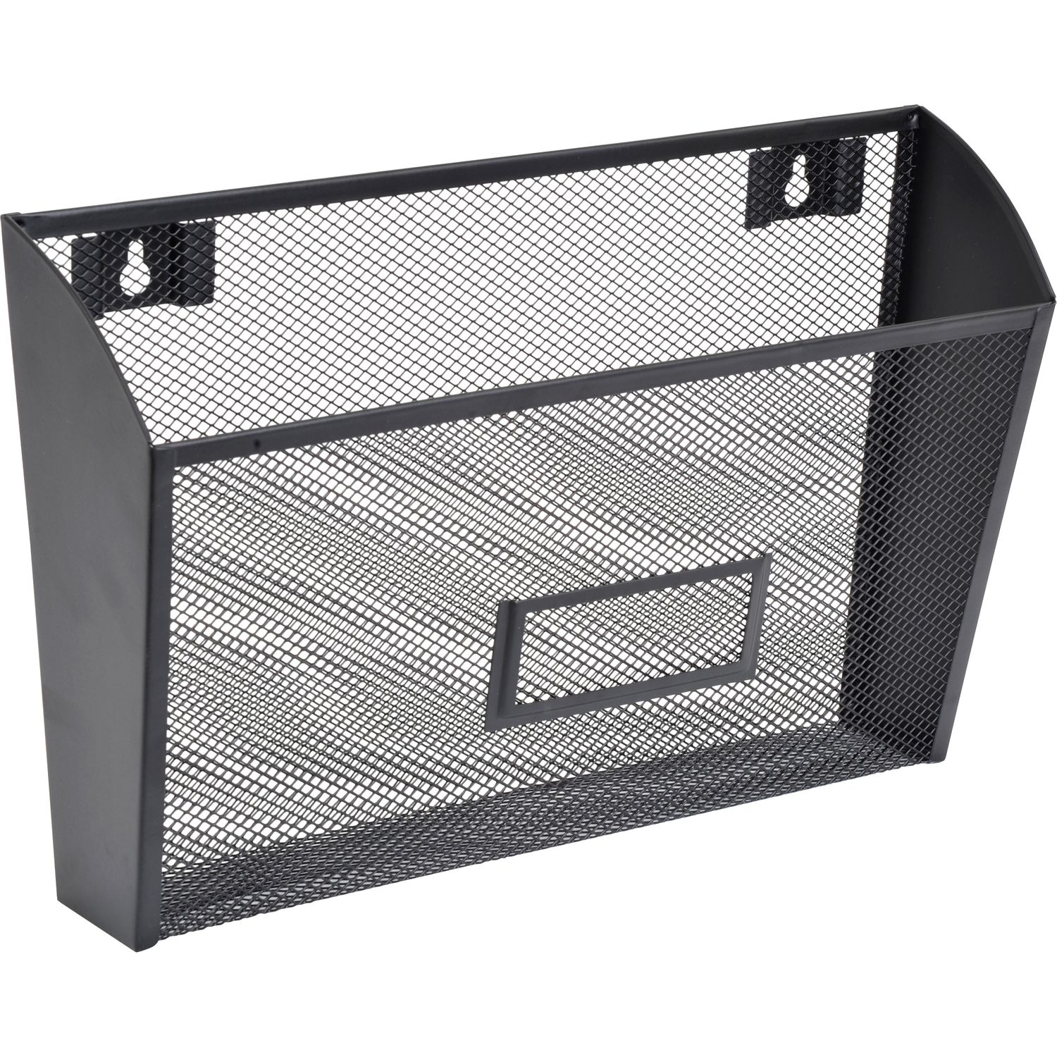 Black Mesh Wire Wall Pocket by Lorell LLR84144