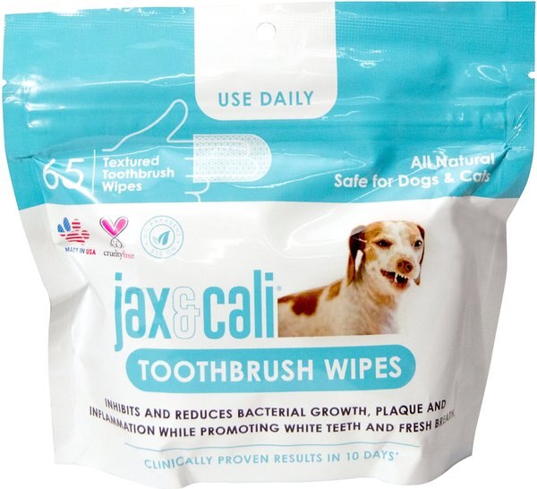 Jax and Cali Dog and Cat Dental Wipes