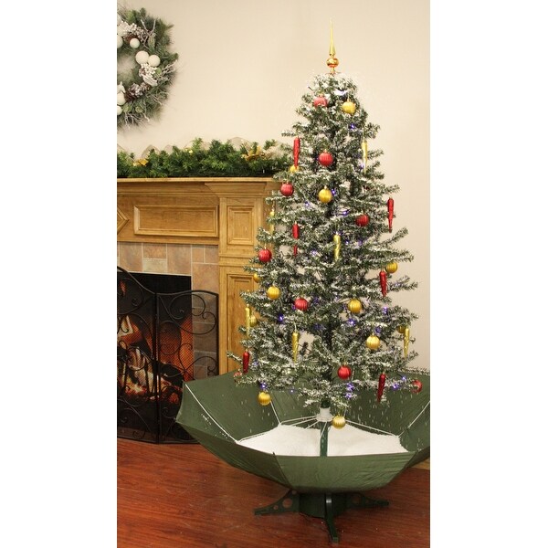 6ft Lighted Musical Snowing Artificial Christmas Tree