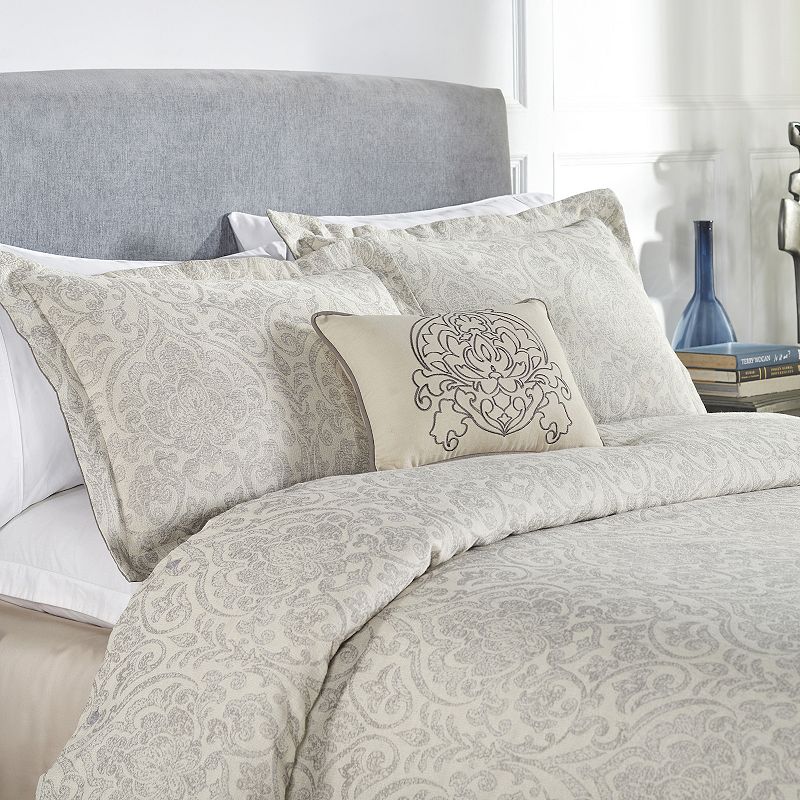 Better Trends Haven Damask Comforter Set with Shams