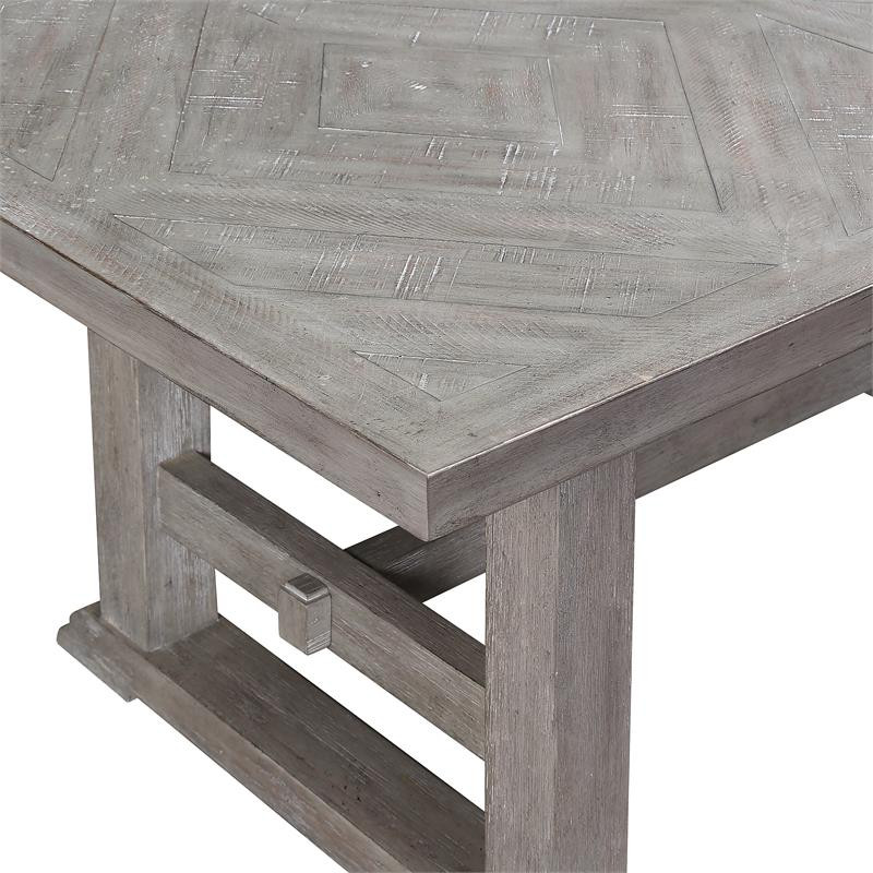 Steve Silver Whitford Dove Gray Coffee Table   Farmhouse   Coffee Tables   by HedgeApple  Houzz