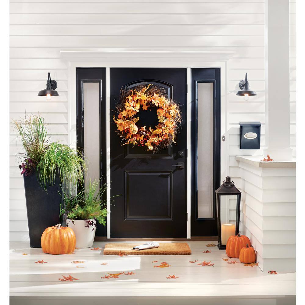 Architectural Mailboxes Designer Black with Satin Nickel Medium Steel Locking Wall Mount Mailbox DVK000AM