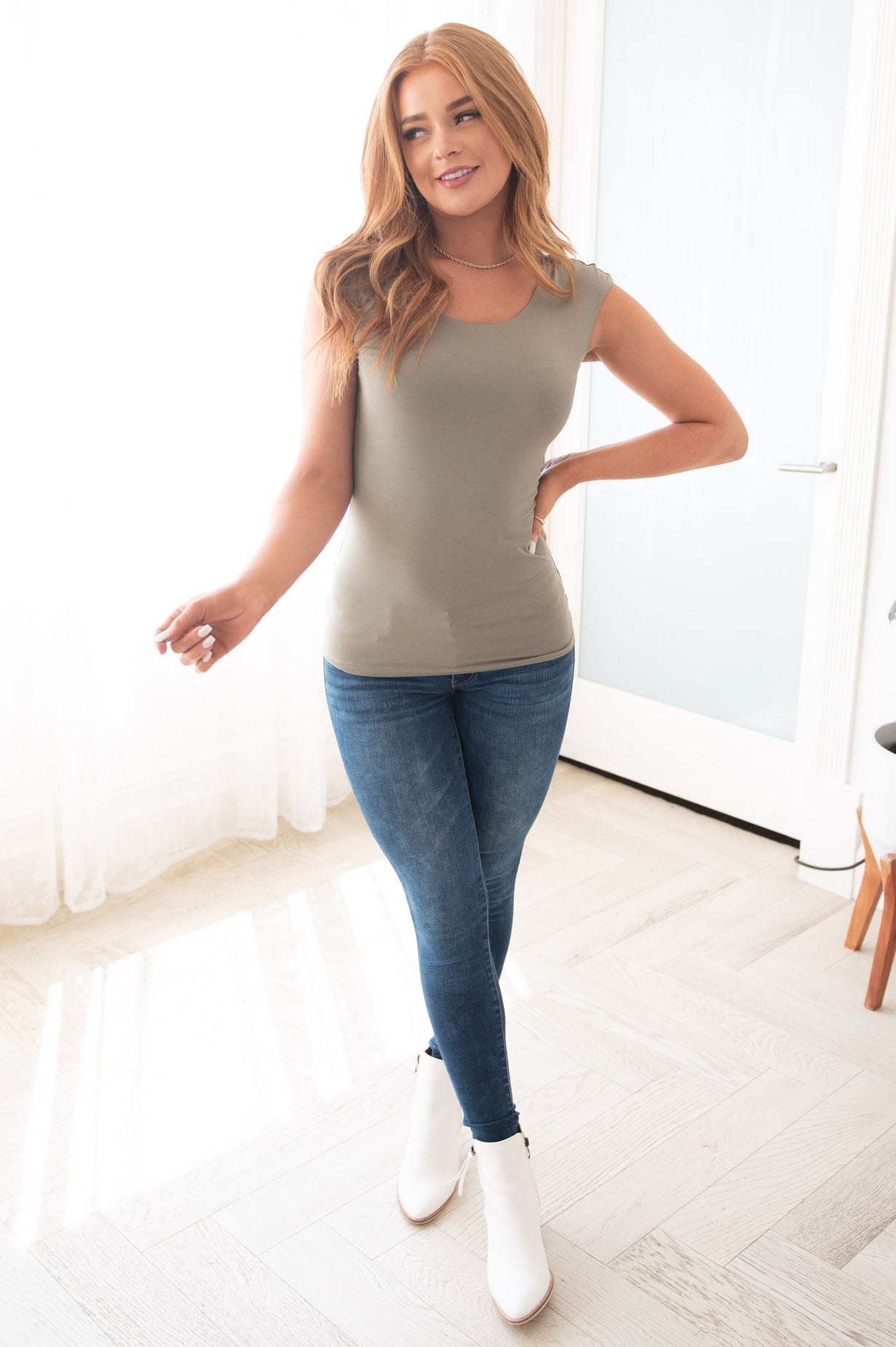 Cap Sleeve Modest Layering Tee