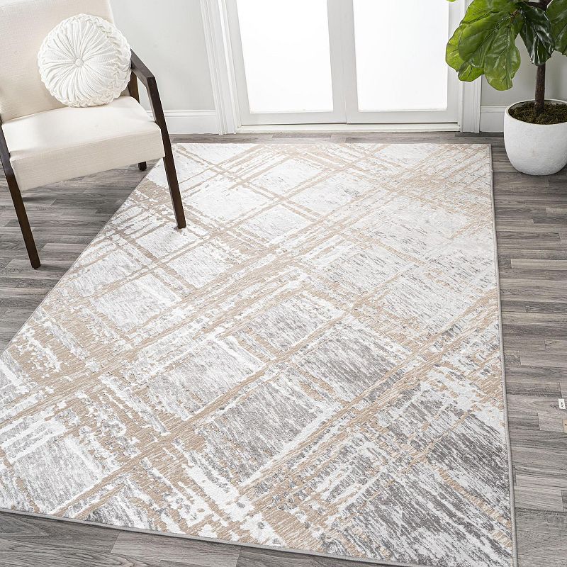 Jonathan Y Slant Modern Abstract Plaid Area Rug