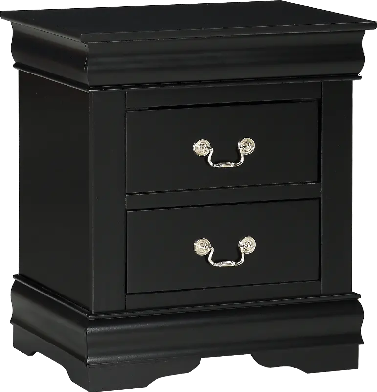 Louis Black Nightstand