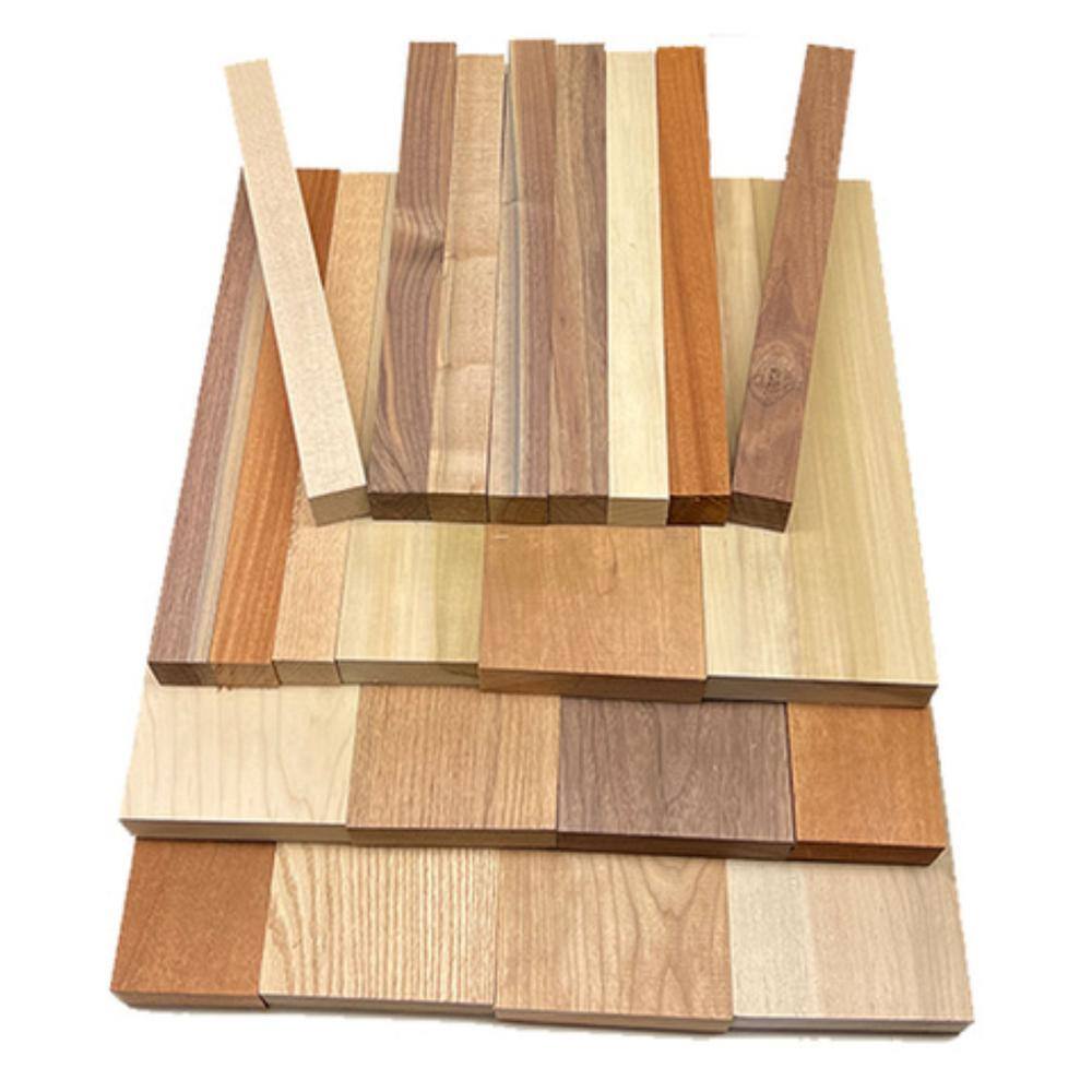 Swaner Hardwood 12 in. x 12 in. x 1 ft. 4 in. Kiln Dried Hardwood S4S Craft Boards OL9X8X16CRAFT