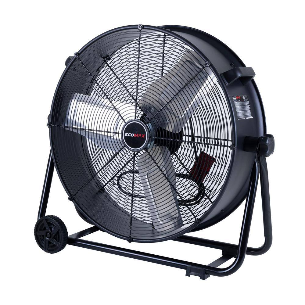 ECOMAX 24 in. 3 Fan Speeds Drum Fan DF0203