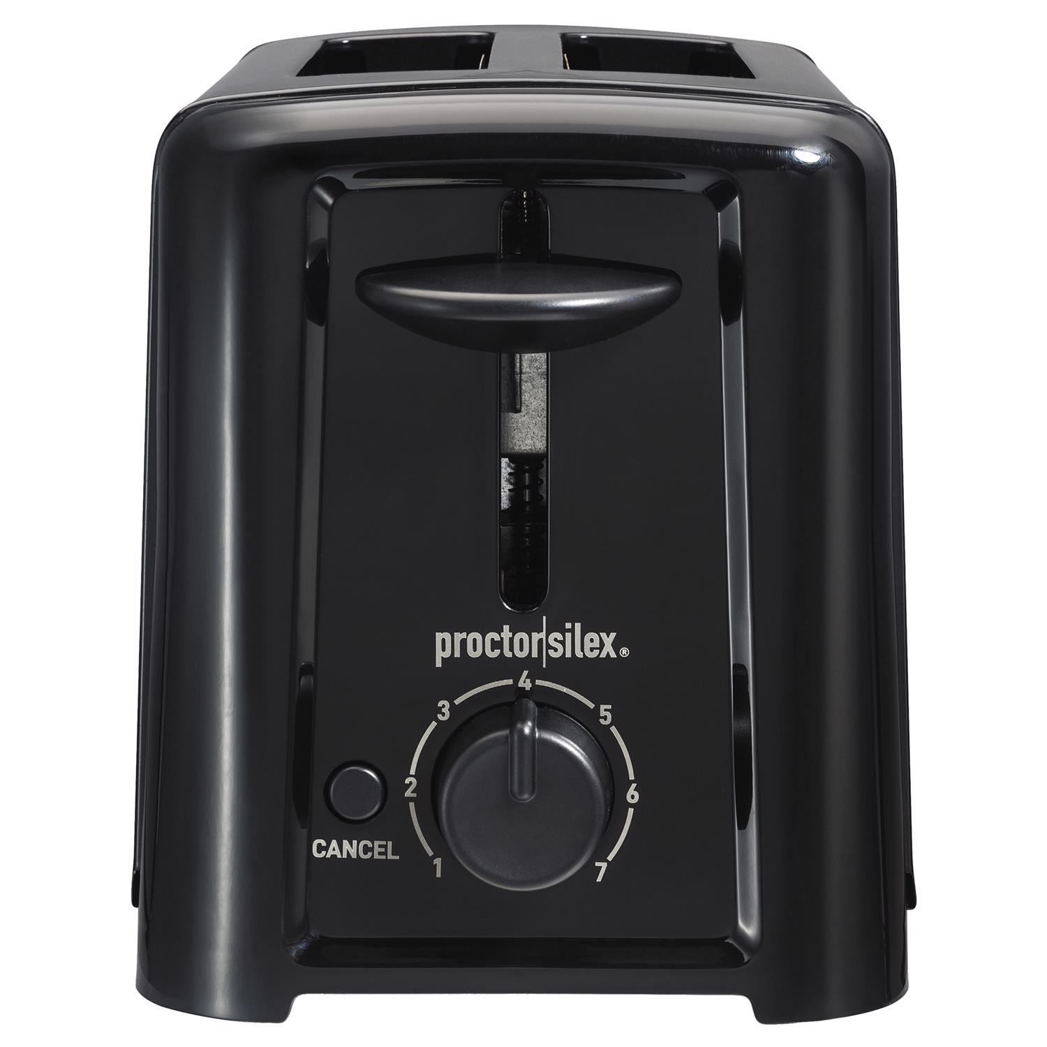 Hamilton Beach Proctor Silex Plastic Black 2 slot Toaster 6.2 in. H X 5.3 in. W X 10.3 in. D