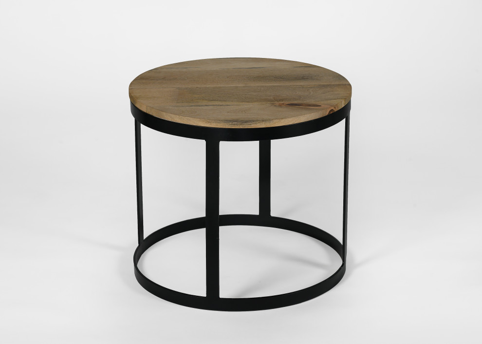 Acero Nesting Table Set of 2   Industrial   Coffee Table Sets   by Union Home  Houzz