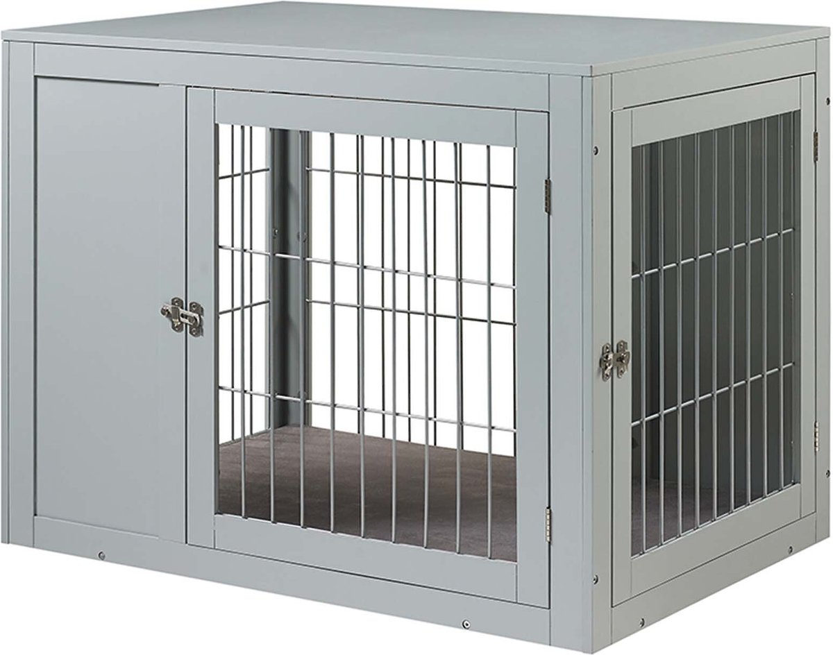 Unipaws Wooden Wire Furniture Style Dog Crate