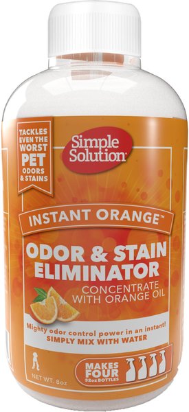 Simple Solution Instant Orange Odor and Stain Eliminator Concentrate， 8-oz bottle