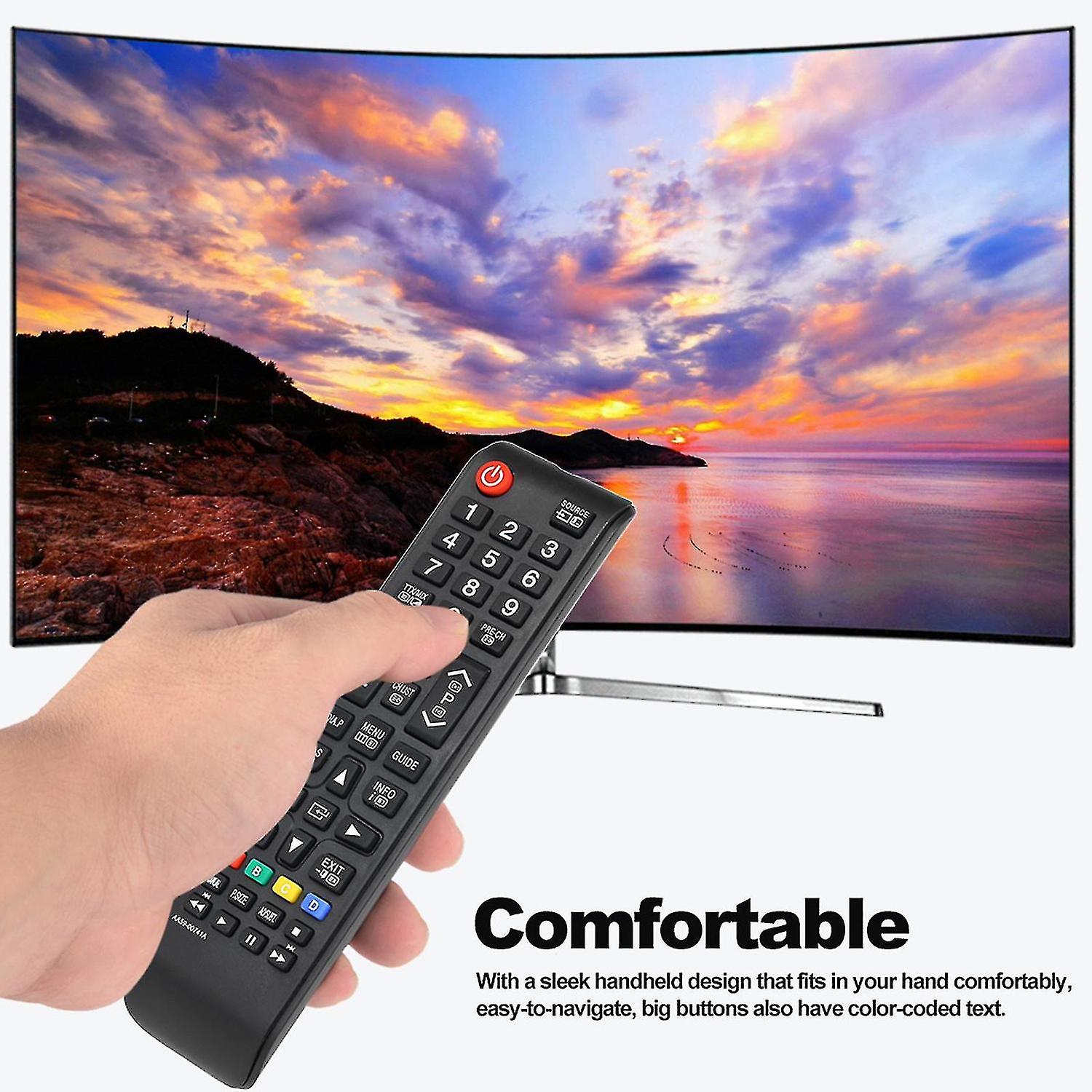 Universal Tv Remote Control Wireless Smart Controller Replacement For Samsung Hdtv Led Smart Digital