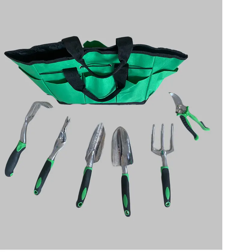 New Arrival 6 Pieces Garden Tool Kits with Non Slip Rubber Grip and pruning tools