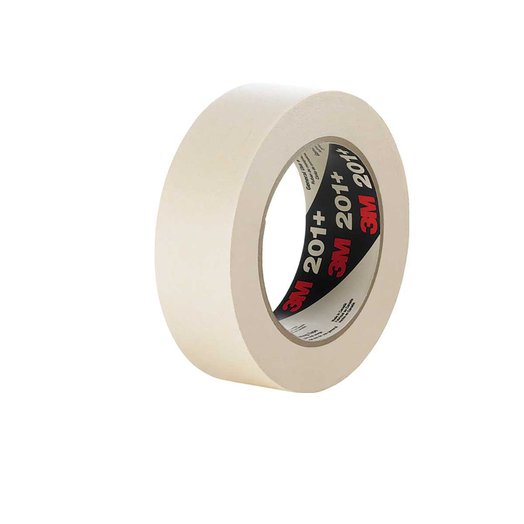 3M™ General Use Masking Tape 201+， Tan， 48 mm x 55 m， 4.4 mil， Case of 24