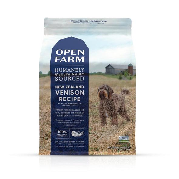 OPEN FARM NEW ZEALAND VENISON DRY DOG FOOD;