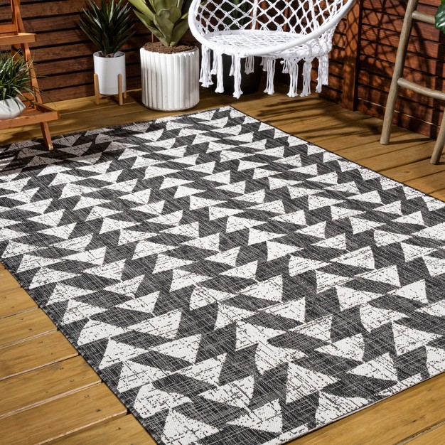 Andratx Modern Geometric Indoor outdoor Area Rug Jonathan Y