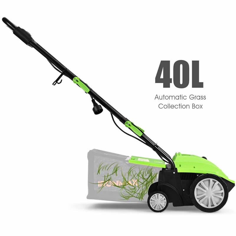 2-in-1 Electric Lawn Dethatcher & Scarifier, 12 Amp 13