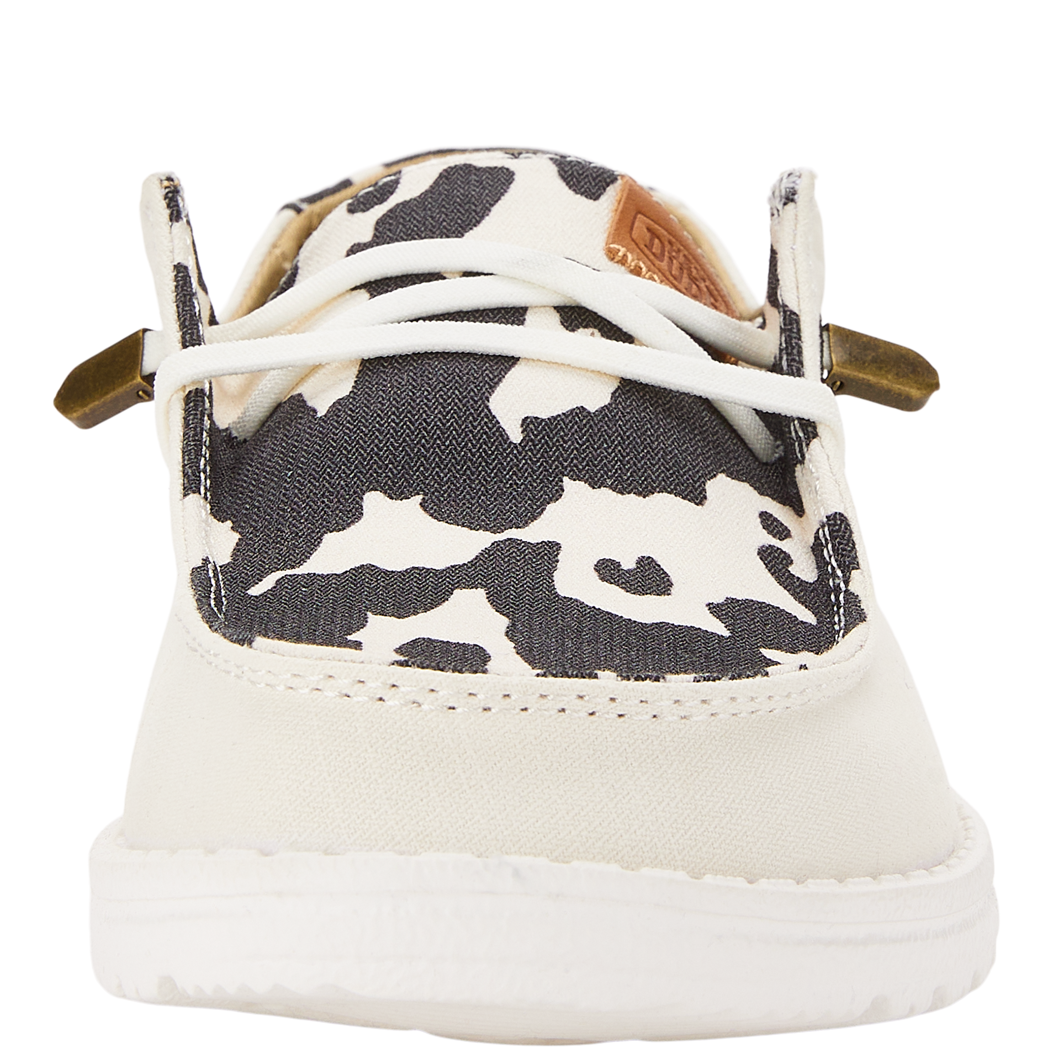 Wendy Animal - White/Black Cow Print