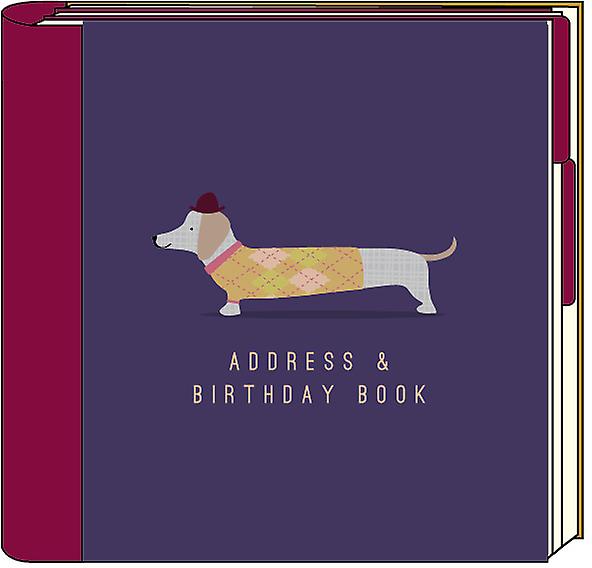 Artfile Sausage Dog Address and Birthday Book