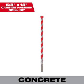 MW 58 in. x 16 in. x 18 in. Carbide Hammer Drill Bit for Concrete Stone Masonry Drilling 48-20-9042